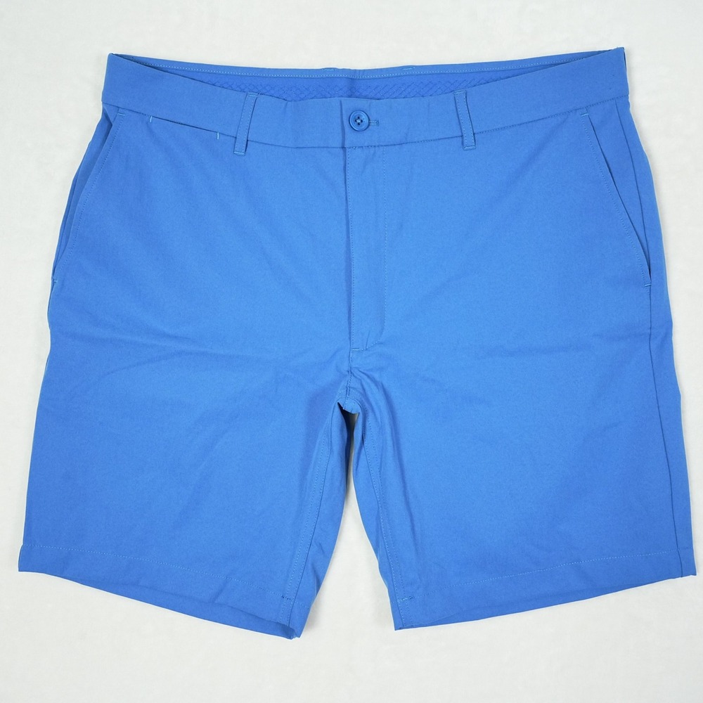 Holderness & Bourne Harwood Golf Shorts Mens 36 Maidstone Blue Tailored